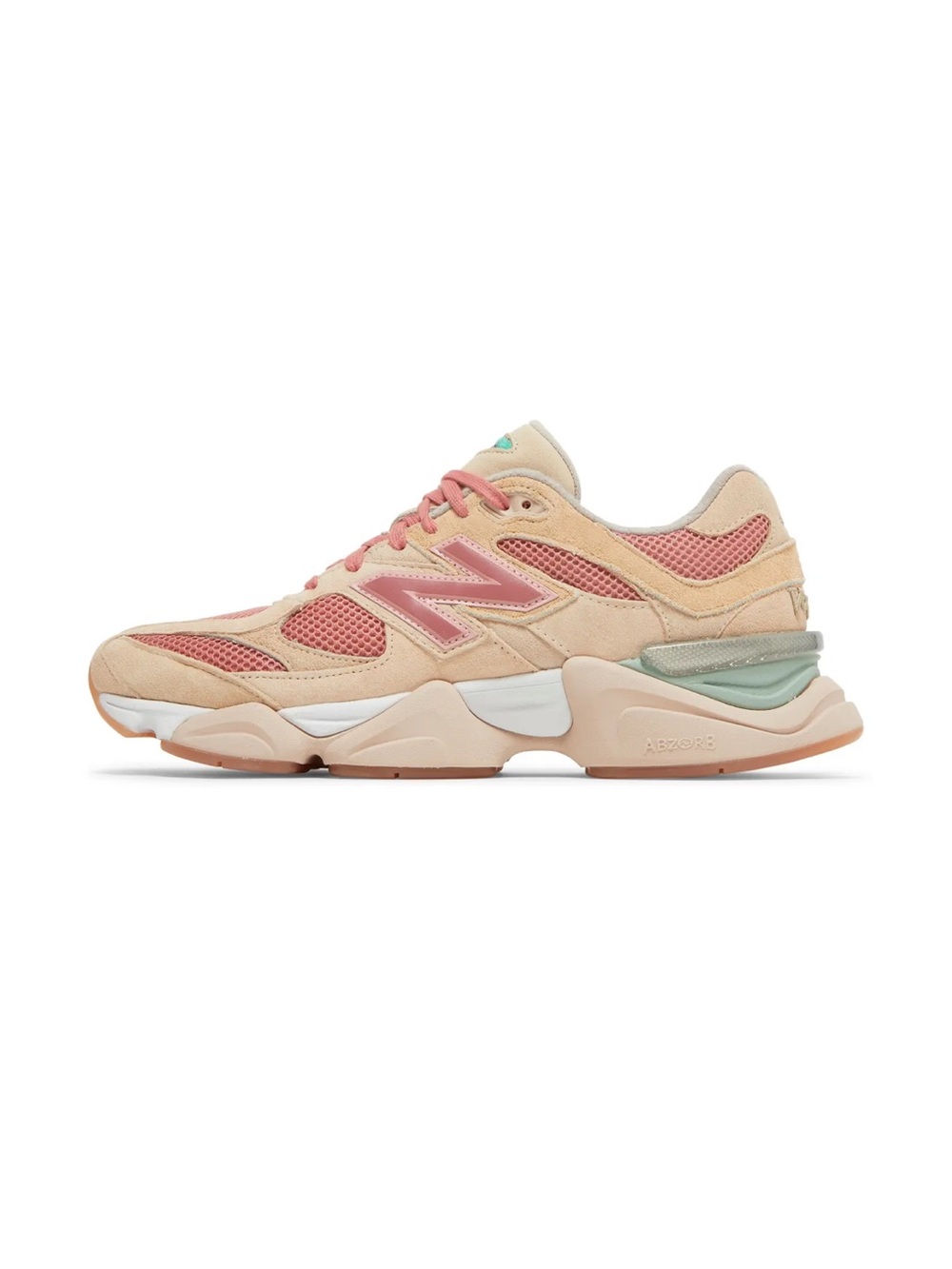 New Balance Pink Tan Chunky Sneakers - Picture 6 of 9